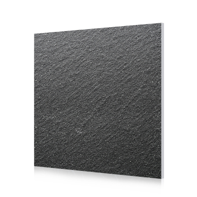 黑灰色通体青石板岩瓷砖院子仿古砖凹凸粒室外户外露台地砖600600