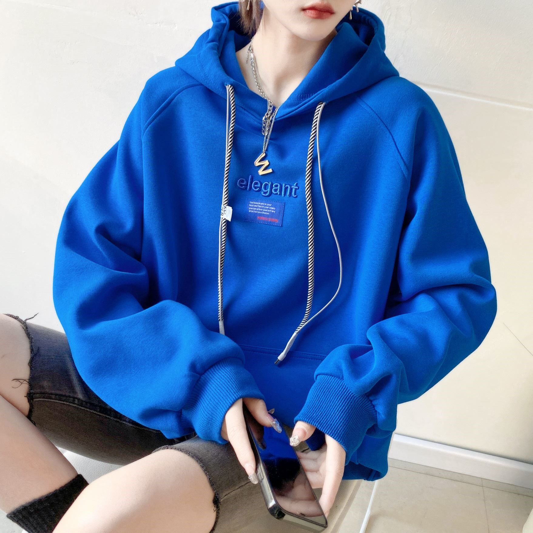 卫衣戴帽子春秋女