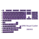 GMK Royal Cadet深紫学员键帽PBT热升华原厂按键兼75等客制化配列