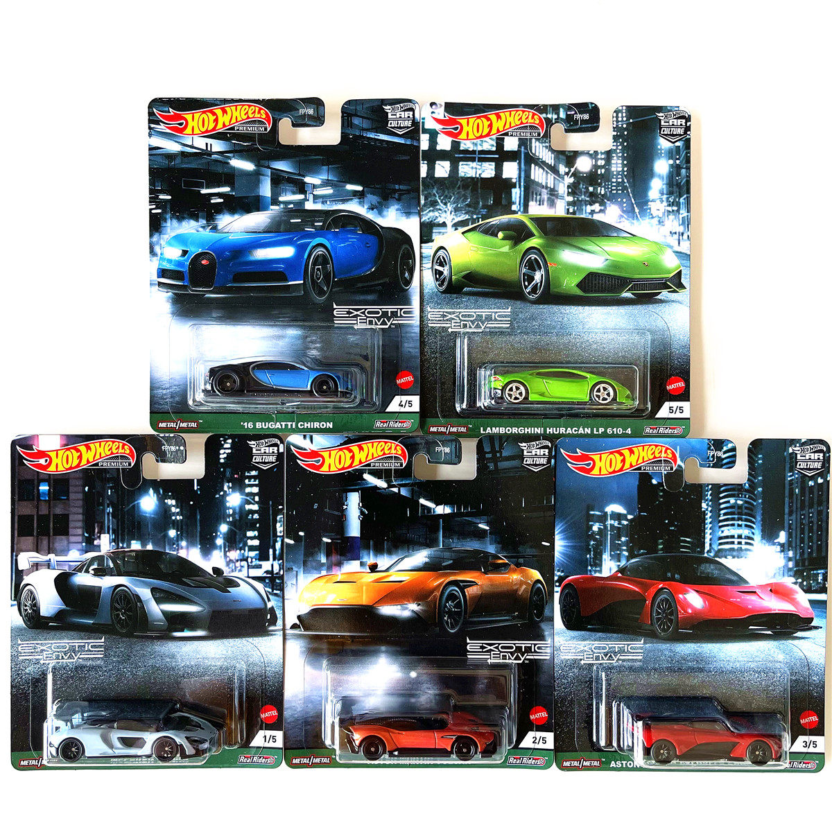 风火轮hotwheels超跑珍藏车布加迪迈凯伦兰博基尼阿斯顿马丁fpy86