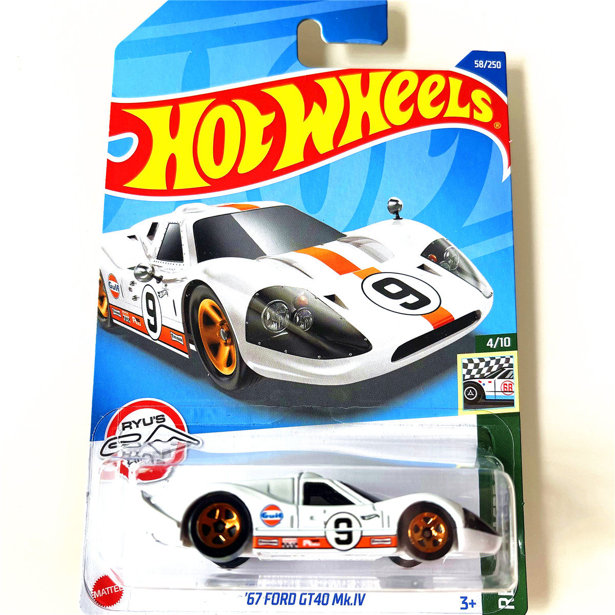 hotwheels风火轮小跑车c4982022hcl批次ford海湾gulf福特gt40mkiv