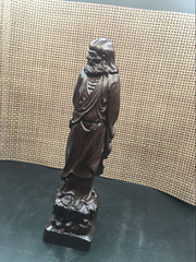 珠葛亮越南沉香木雕达摩祖师雕像摆件红木工艺品包邮