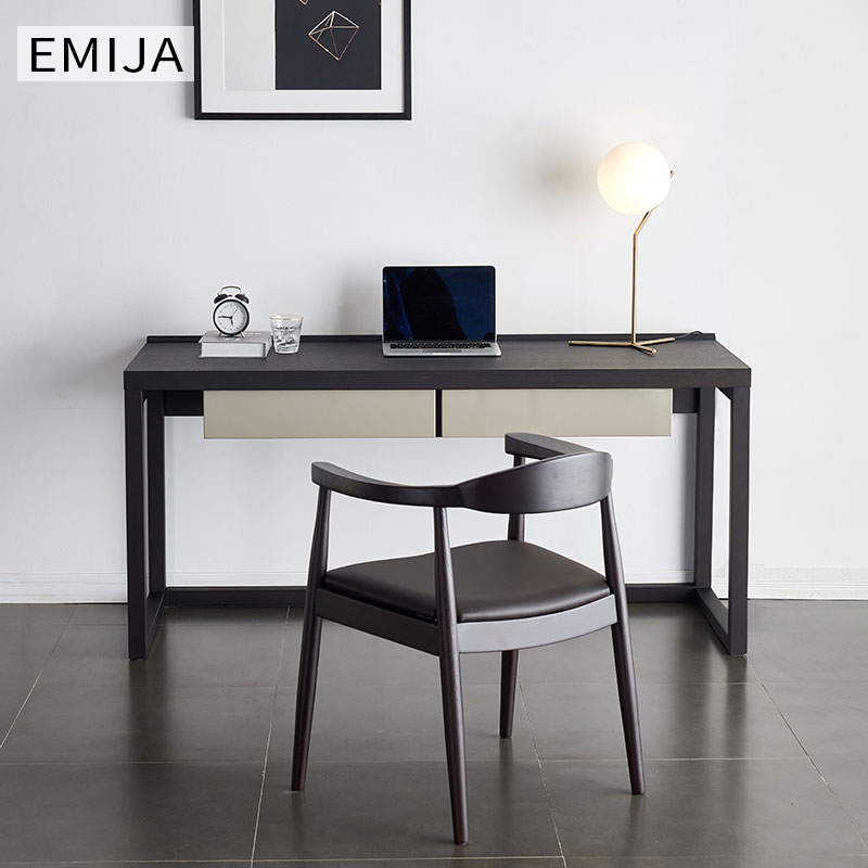 Italian desk Smoked color Modern minimalist desk household Desk The computer table Study Tables and chairs combinationin the Residential furniture , Tables , Desk category - from Buy2taobao.com to provide professional Taobao agent buy service