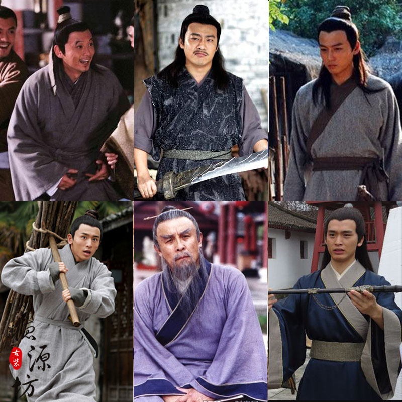 春秋战国时期影视古装汉服百姓棉麻粗布焦夫老夫子群演演出服装