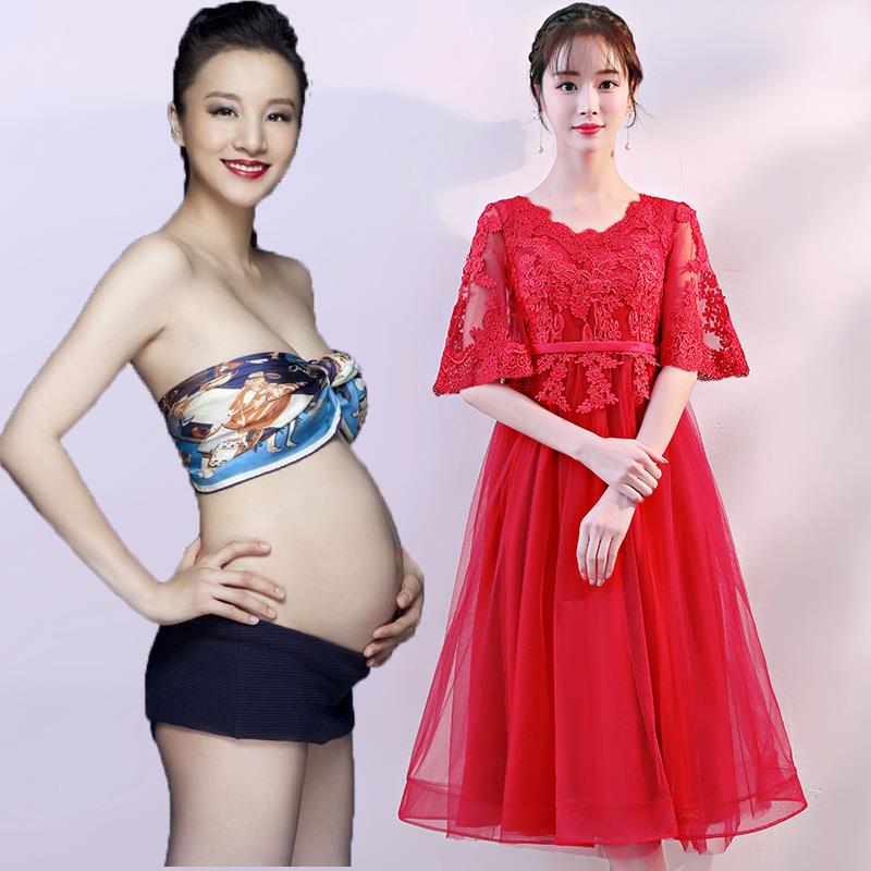 氣質紅色連衣裙孕婦敬酒服新娘禮服高腰夏天婚禮新婚喜慶結婚服裝在類目 女裝/女士精品, 婚紗/旗袍/禮服, 禮服/晚裝中 - 來自Buy2taobao.com提供專業的淘寶代購服務