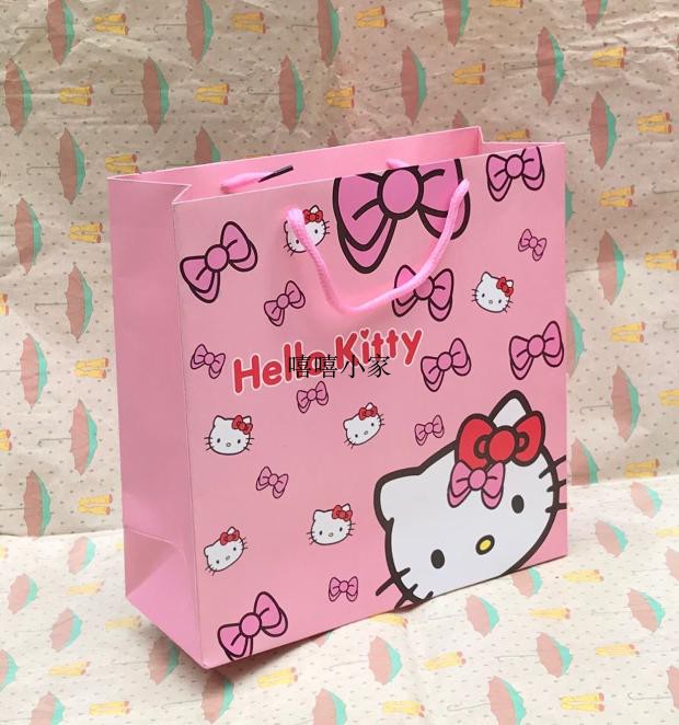 哆啦A梦/kitty猫大号手提袋礼品袋创意新款生日出生满月结婚回礼