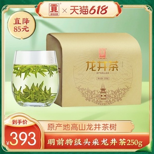 贡牌 2024新茶上市官方正宗明前特级头采龙井茶叶250g 高山绿茶