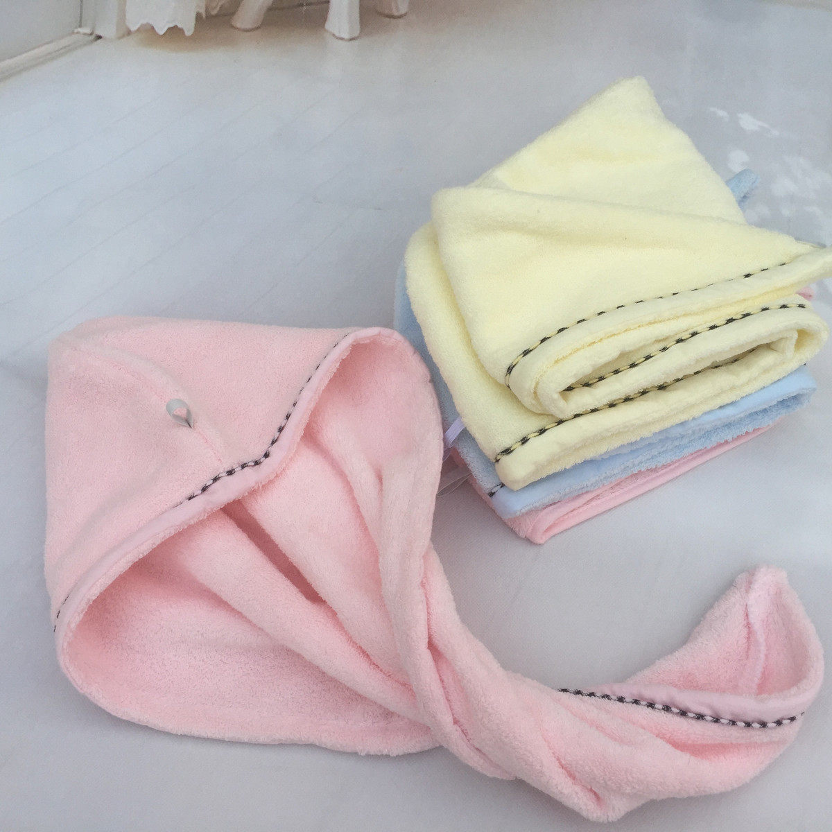 金号干发帽包头ym008纯棉吸水毛巾