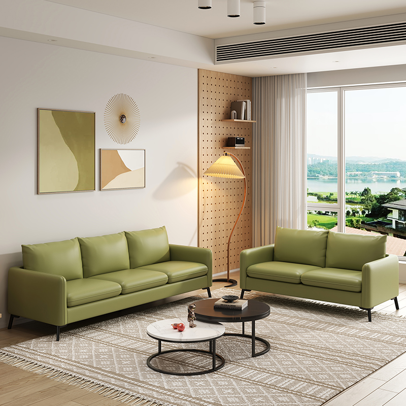 沙发家具意式极简轻奢沙发小户型茶几组合出租房用北欧简约三人双