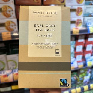 香港代购 进口 WAITROSE伯爵茶包EARL GREY TEA BAGS盒装125g