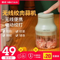 金正捣蒜器电动小型蒜泥神器手动打蒜蓉捣碎迷你搅碎机拉大蒜蓉机