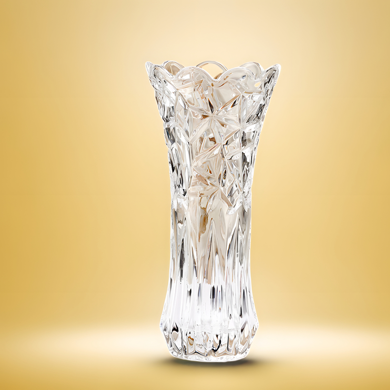 电视机柜餐桌摆件向日葵香雪兰水晶玻璃花瓶高端奢华高级感水培器