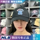 韩国正品MLB帽子遮阳帽防晒帽男女同款NY刺绣棒球帽百搭鸭舌帽