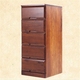 实木质卧室抽屉式收纳柜子多层小五斗柜橱带锁木制储物柜40cm公分