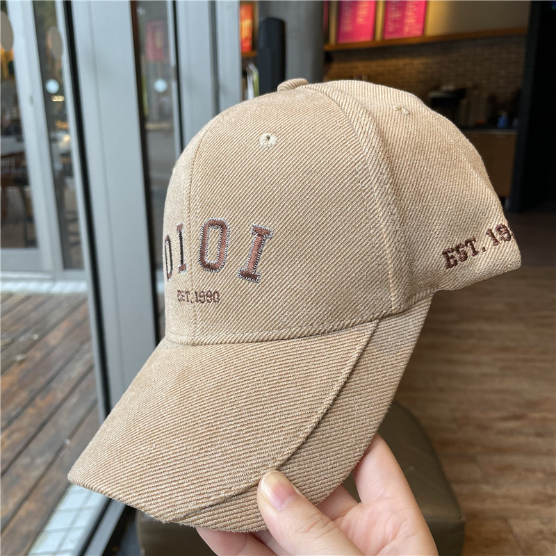刺绣字母棒球帽子韩版新款硬顶时尚街