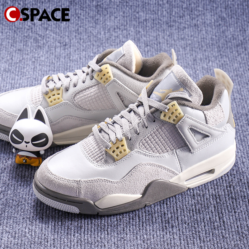 Cspace DP Air Jordan 4AJ4灰兔子乔4水泥灰篮球鞋DV3742-021