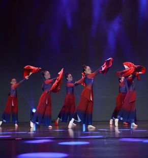 破阵乐古典舞蹈女童形体身韵练功服中国舞民族艺考飘逸溯跃演出服