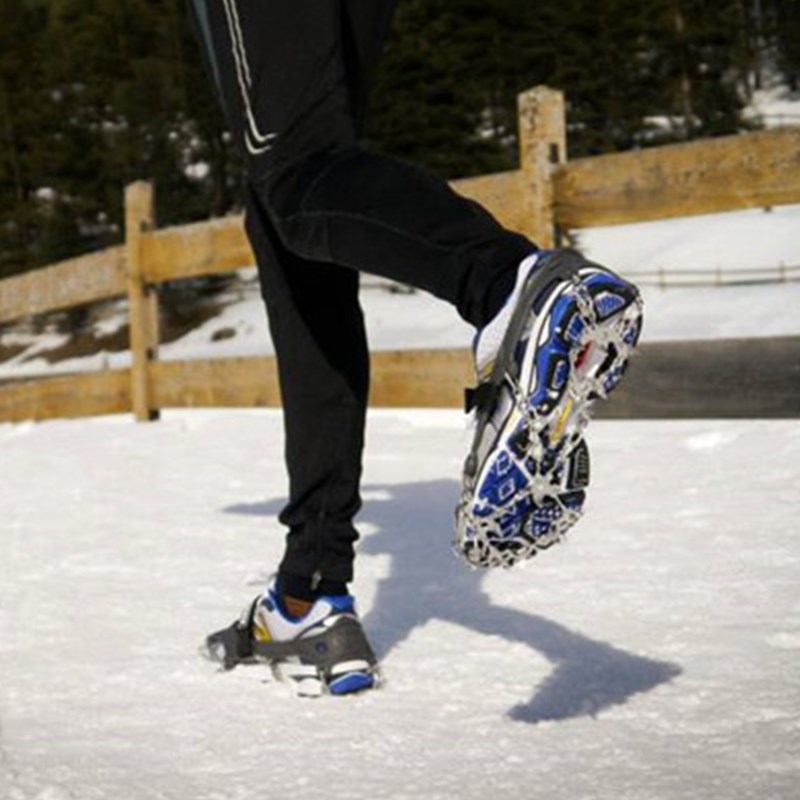 韩国Life Sports超轻冰爪防滑抓地7齿链式山地雪地越野跑徒步雪爪