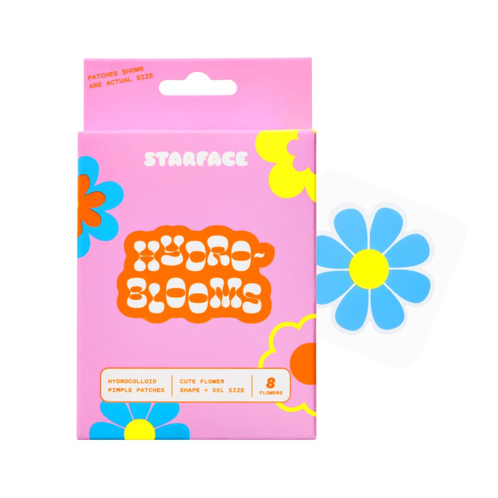 STARFACE美国 花朵水果图案可爱痘痘贴XXL号适用面部身体较大斑点