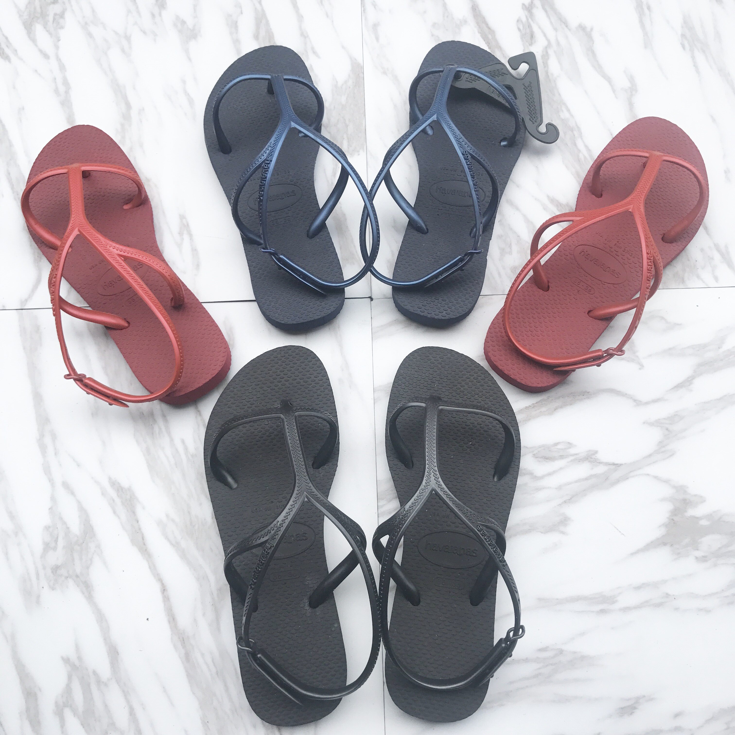 新款巴西havaianas allure哈瓦那女士人字拖防滑沙滩平底夹趾凉鞋
