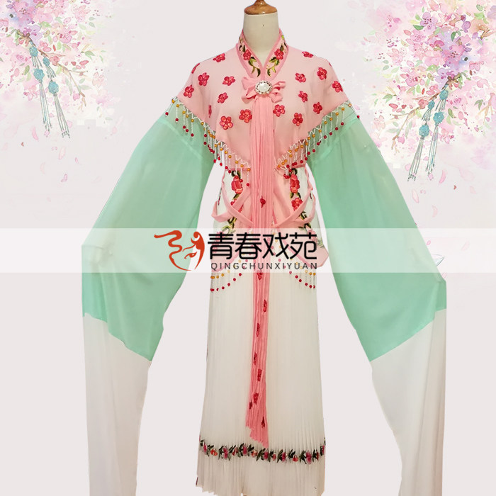 新款2019年夏季宋朝古装��服花旦戏服越剧小姐民族服装