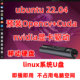 linux系统U盘 ubuntu+opencv+cuda+nvidia显卡驱动即插即用乌班图