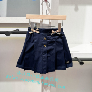 Polo walk KIDS童装专柜正品24夏款女童百褶半身裙裤AROW427D0011