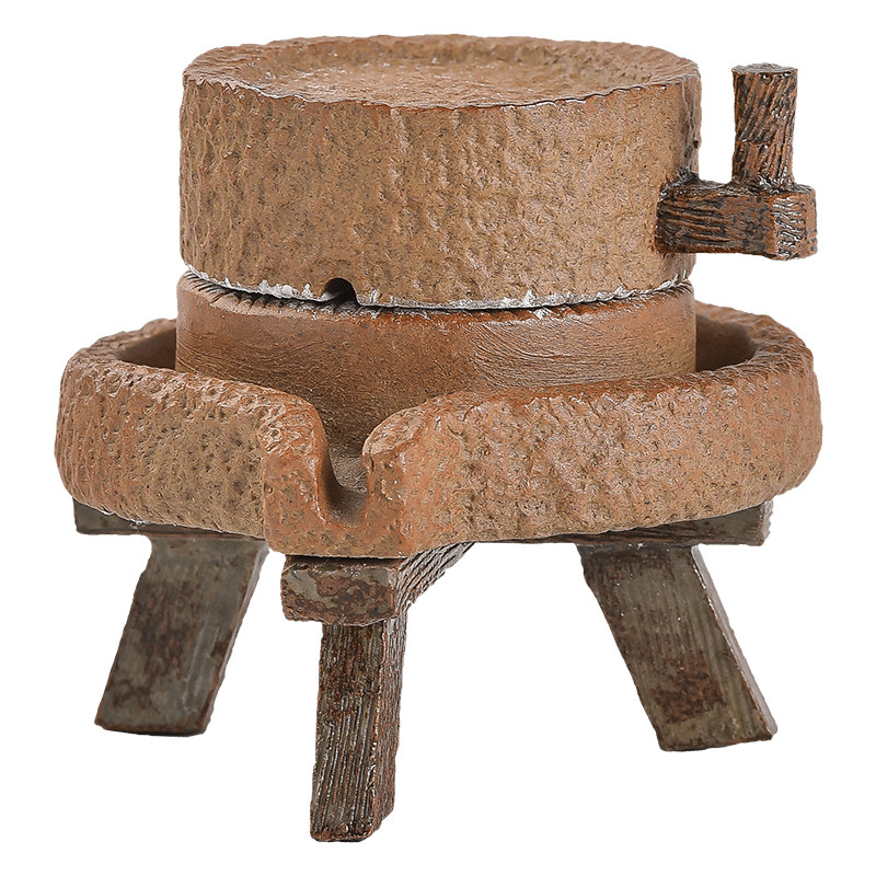 石来运转景德镇陶瓷石磨倒流香塔香创意香薰炉家居摆件礼物送长辈