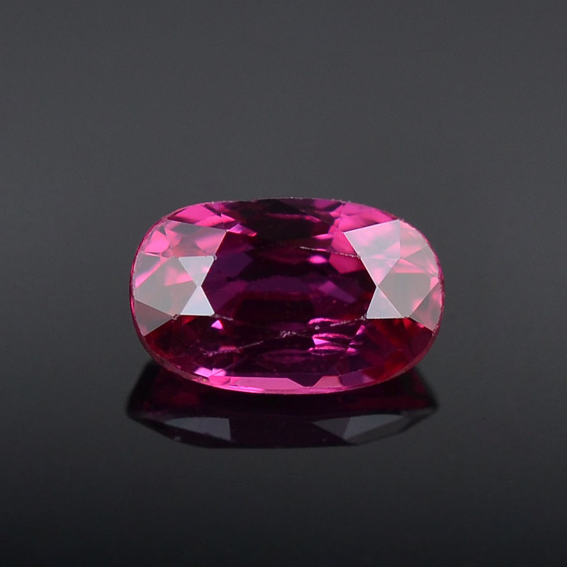 漂亮小精品天然红宝石裸石0.51克拉色艳晶体好火彩好