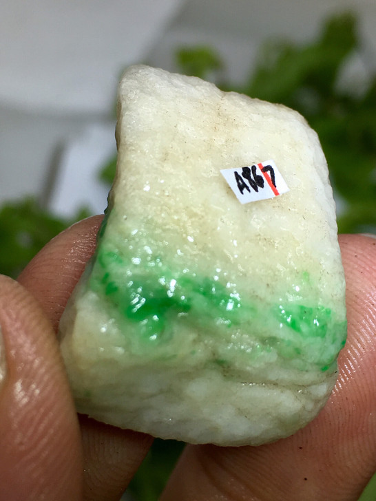 德宏缅甸天然翡翠原石明料牌子挂件吊坠料玉石毛料边角料_德宏首饰