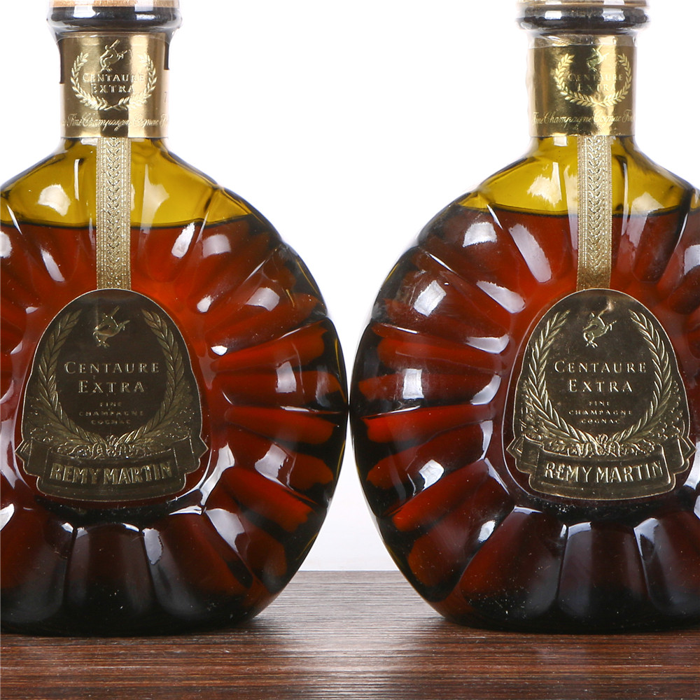 6.80年代remy martin人头马青樽单带extra特优干邑40度700ml*2瓶