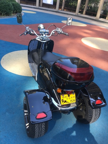 大龟王150cc摩托车小龟王电动成人家用三轮踏板车尚领电动助力车