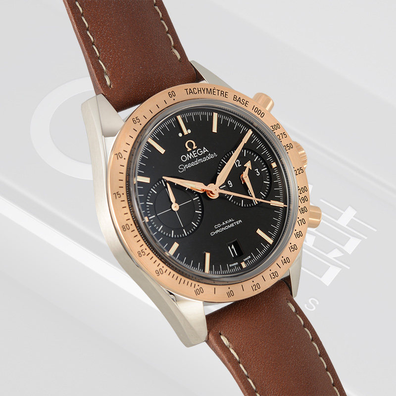 9新]欧米茄超霸玫瑰金表圈自动机械男表331.22.42.51.01.001