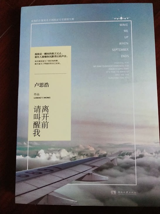 ★图书离开前请叫醒我卢思浩作品卢思浩温暖语录别册文学