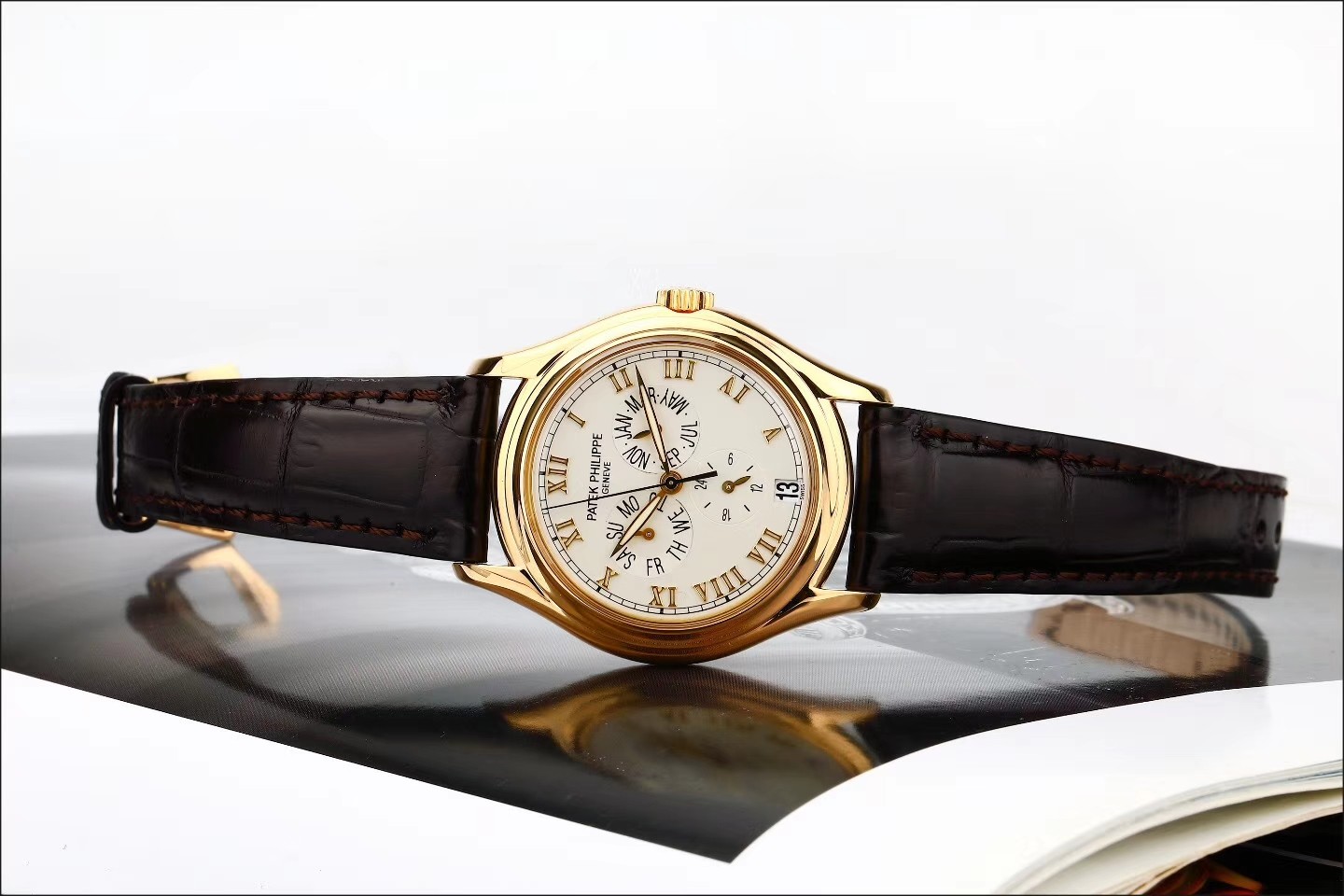 [假一赔三][95新]百达翡丽复杂功能计时系列自动机械男表 5035j