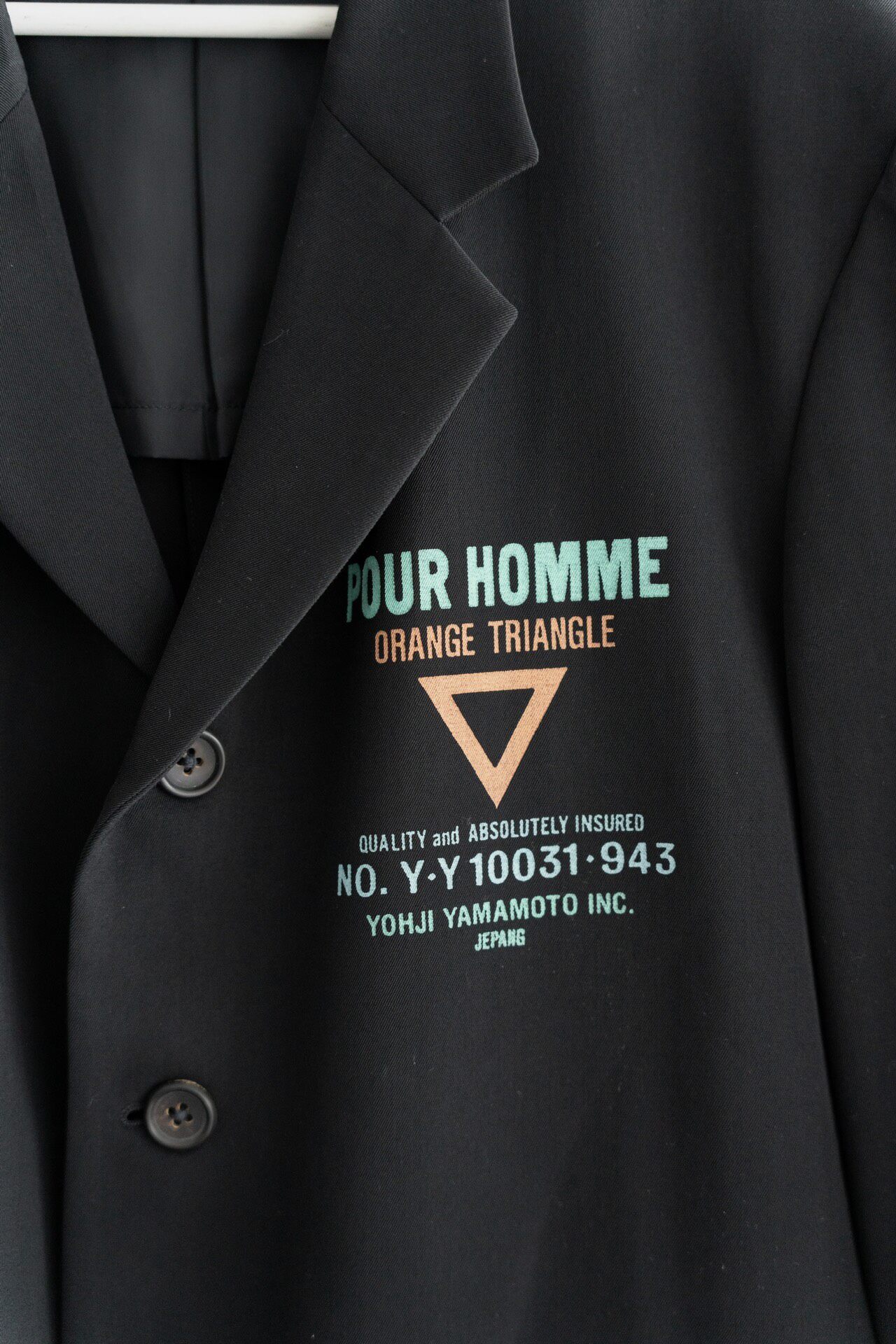 Yohji Yamamoto 93ss Chest Print Suit — back