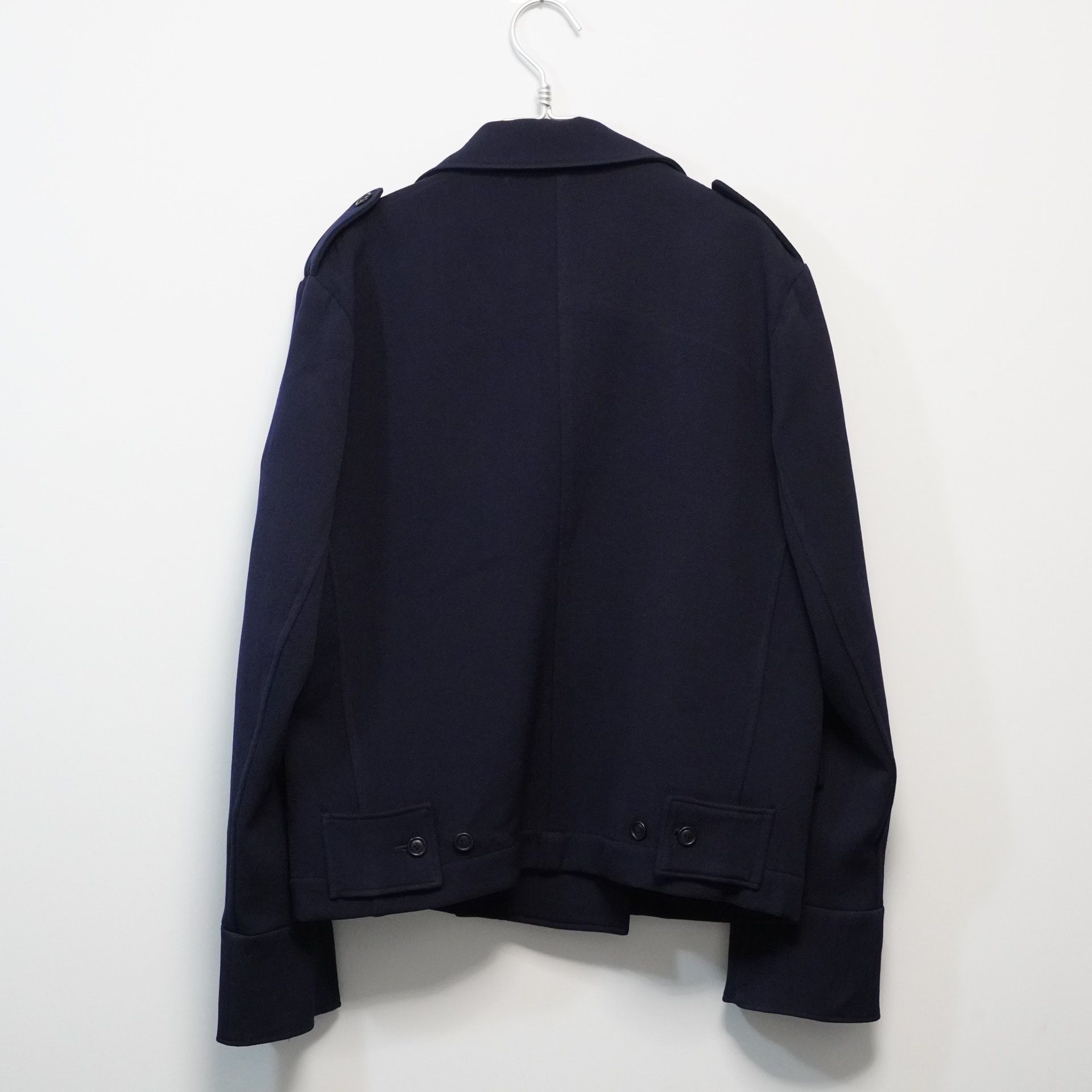 Yohji Yamamoto Double-Breasted Wool Jacket — detail
