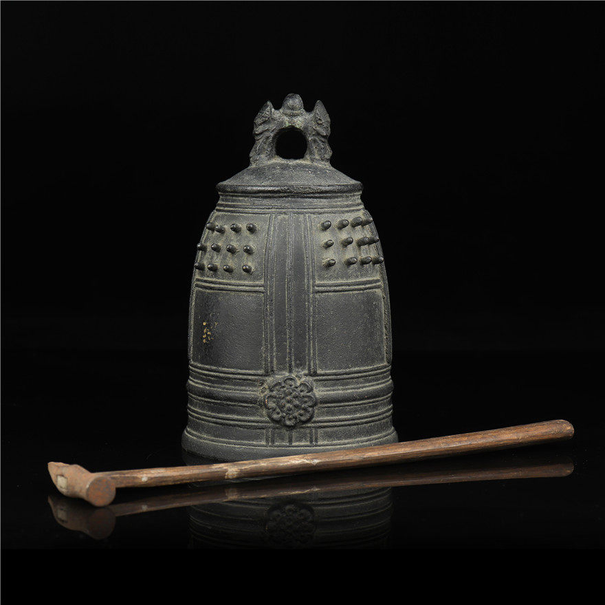 【鬼市】铜制 钓钟 金槌付属