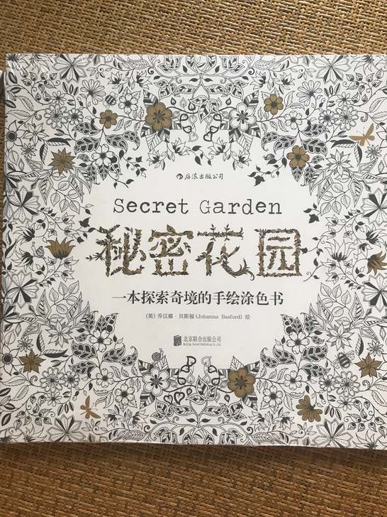 秘密花园手绘涂色书