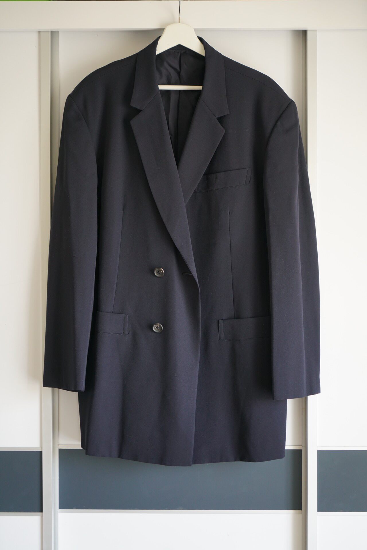 Yohji Yamamoto 94SS Slanted Hidden-Button Suit