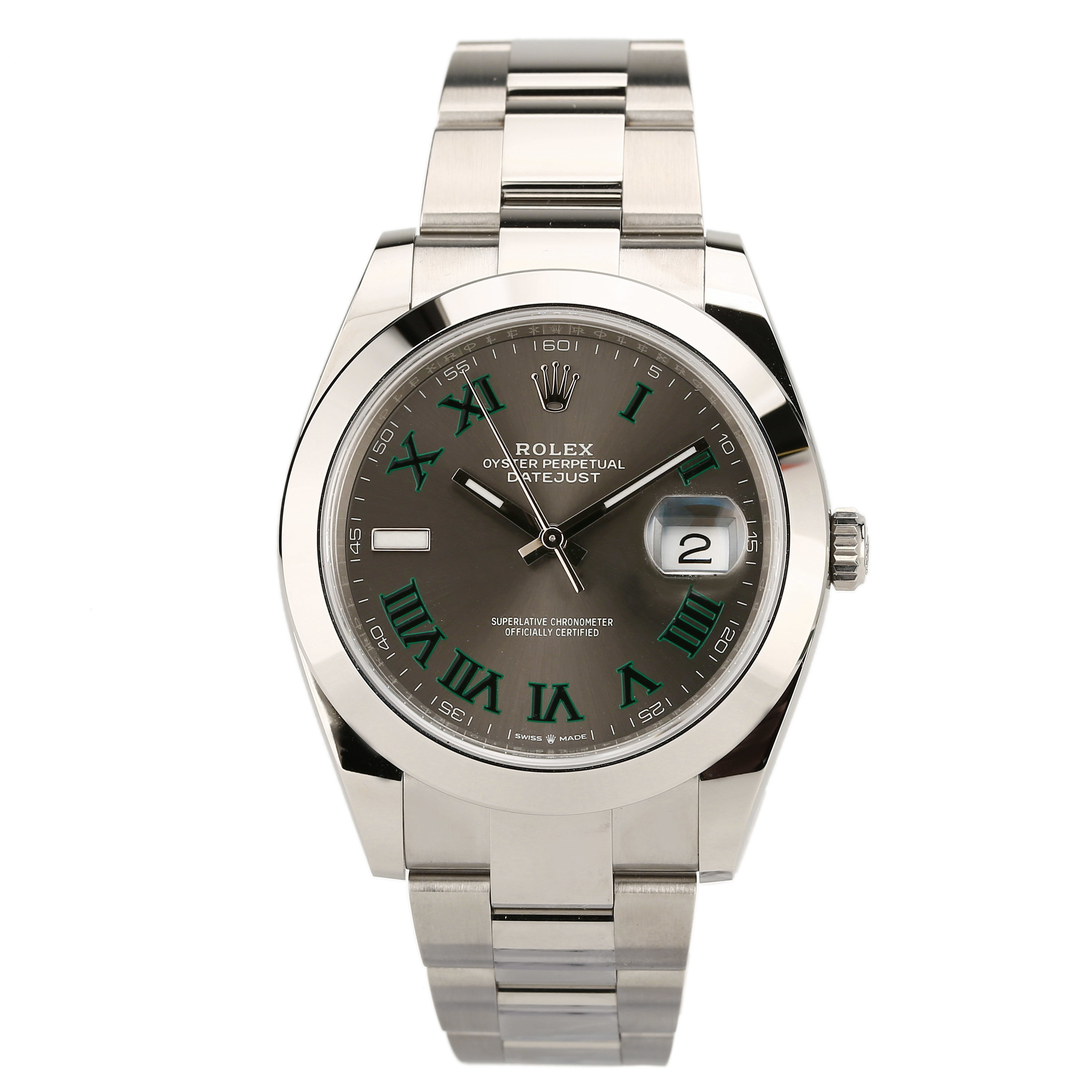 [全新]购于19年8月劳力士126300日志型精钢自动机械男表全长表节