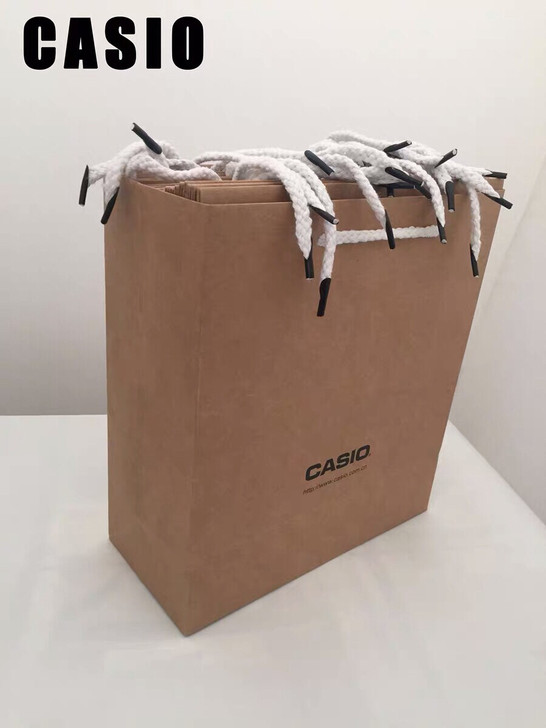 全新正品原装卡西欧手提袋casio包装袋礼品袋环保袋纸袋