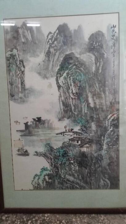 桂林八桂画院院长刘善传山水画作品