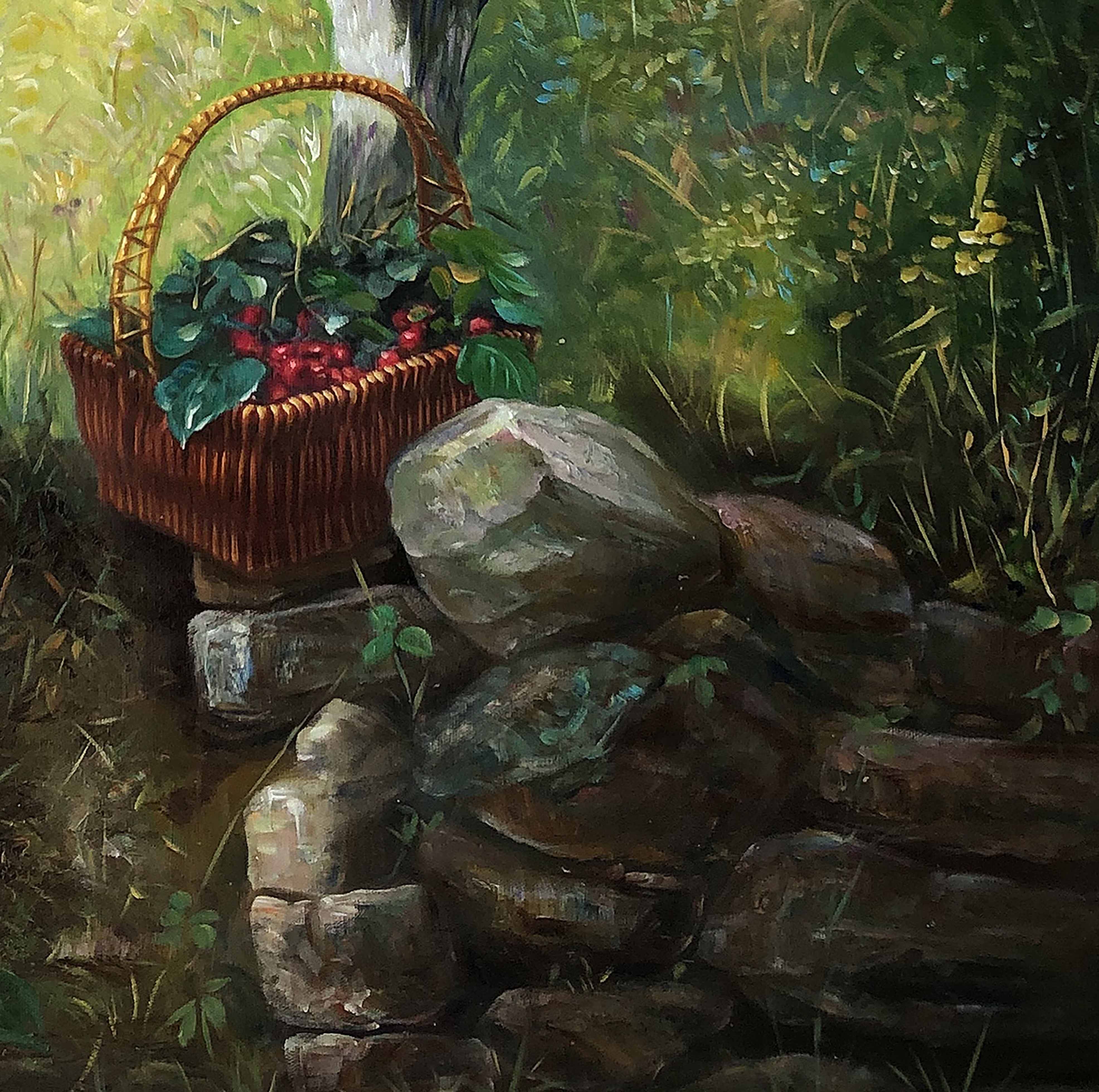 【新品】李敏 大幅90*120《期盼》写实精品布面油画