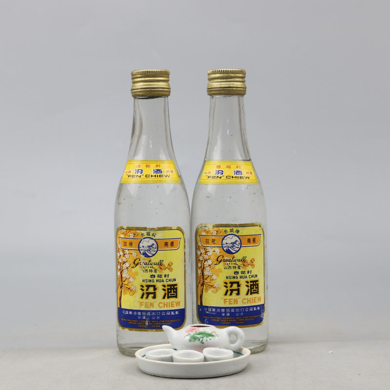 出口汾酒250ml,出口汾酒53度 【24-31sjfy】汾酒(出口汾) 1988年 60度250ml 2瓶