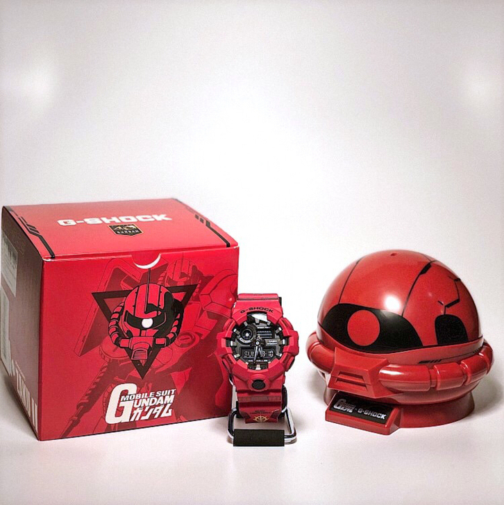 G-SHOCK卡西欧四十周年限定红色古扎手表