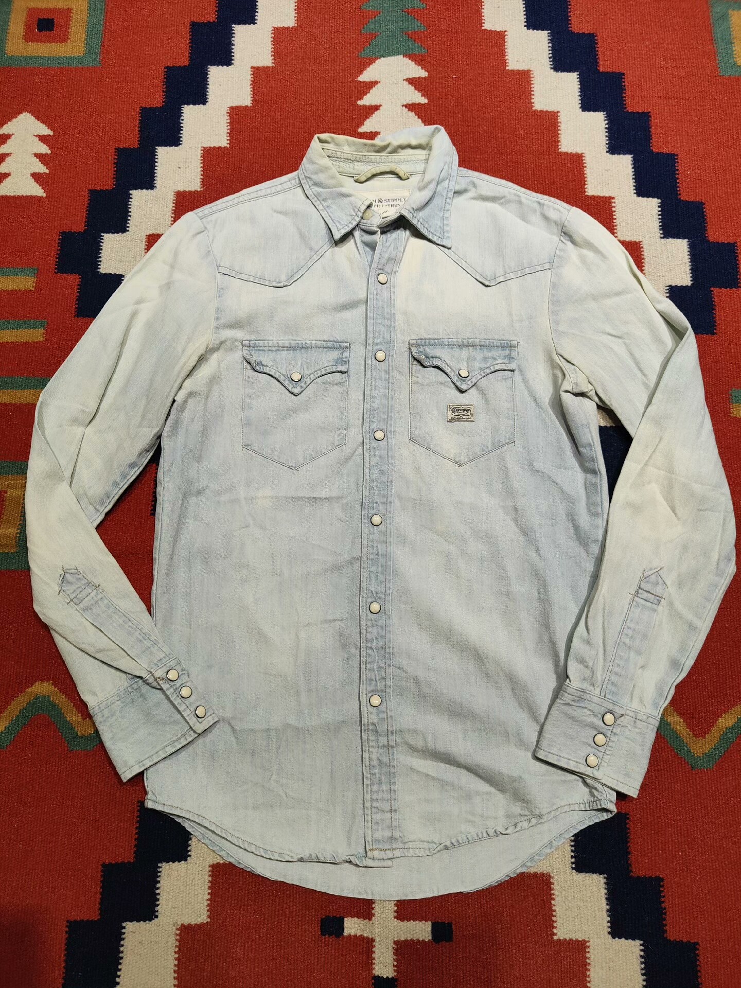 RRL Ralph Lauren Western Denim Shirt