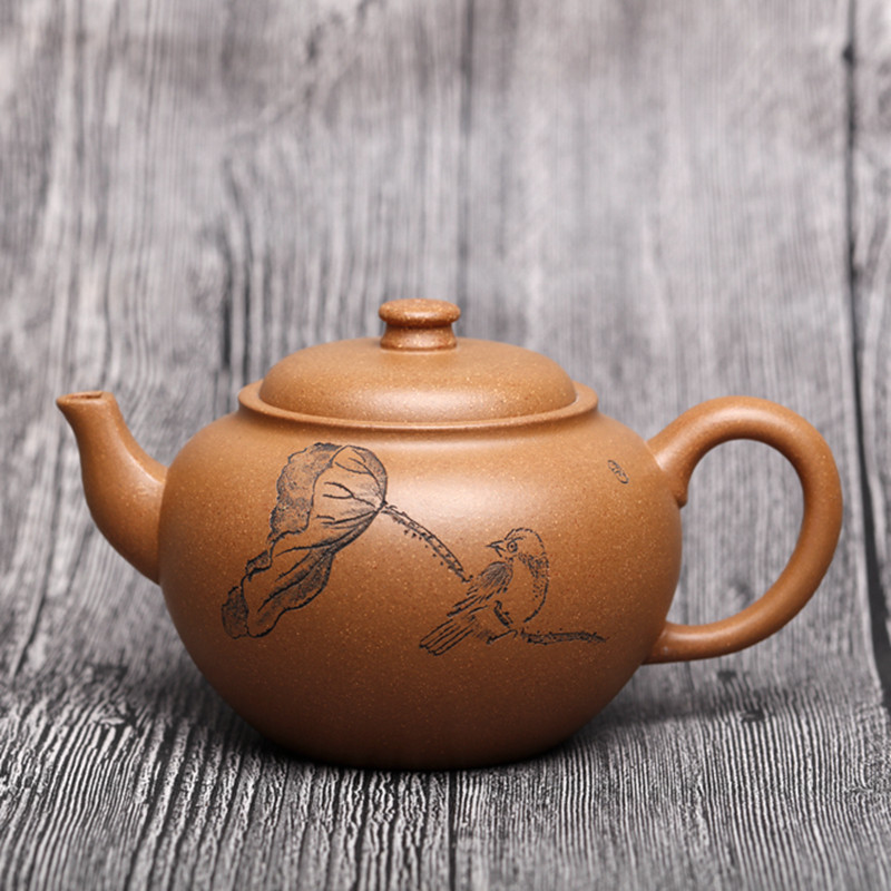 百悟堂紫砂艺术馆 助理工艺美术师 张玲玲 露珠 段泥 340cc