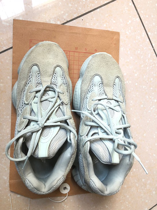 YEEZY500salt盐白