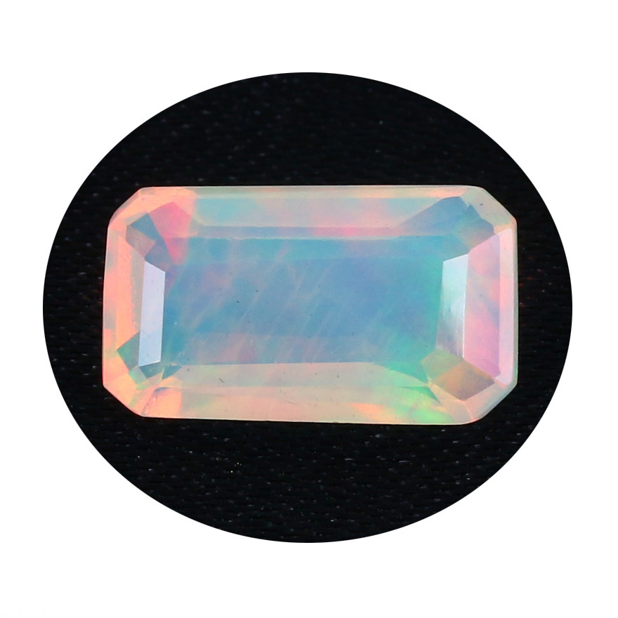 2.54克拉 天然变彩欧泊刻面裸石